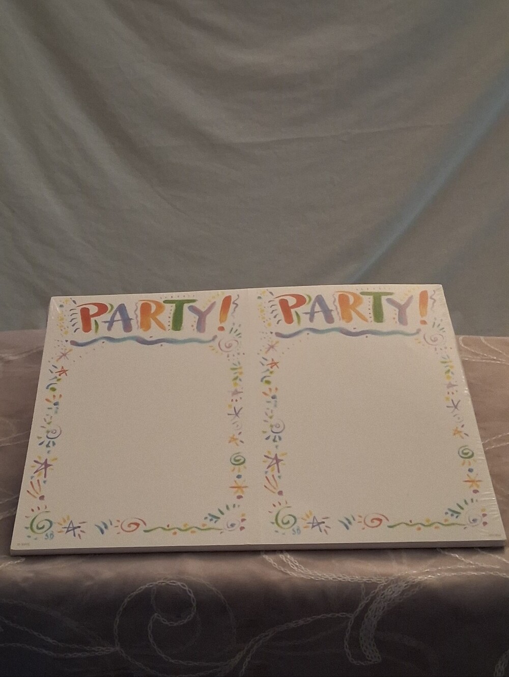 Vintage (2004) Fedex Kinko's Designer Paper Party Template Sealed NOS 25 Count